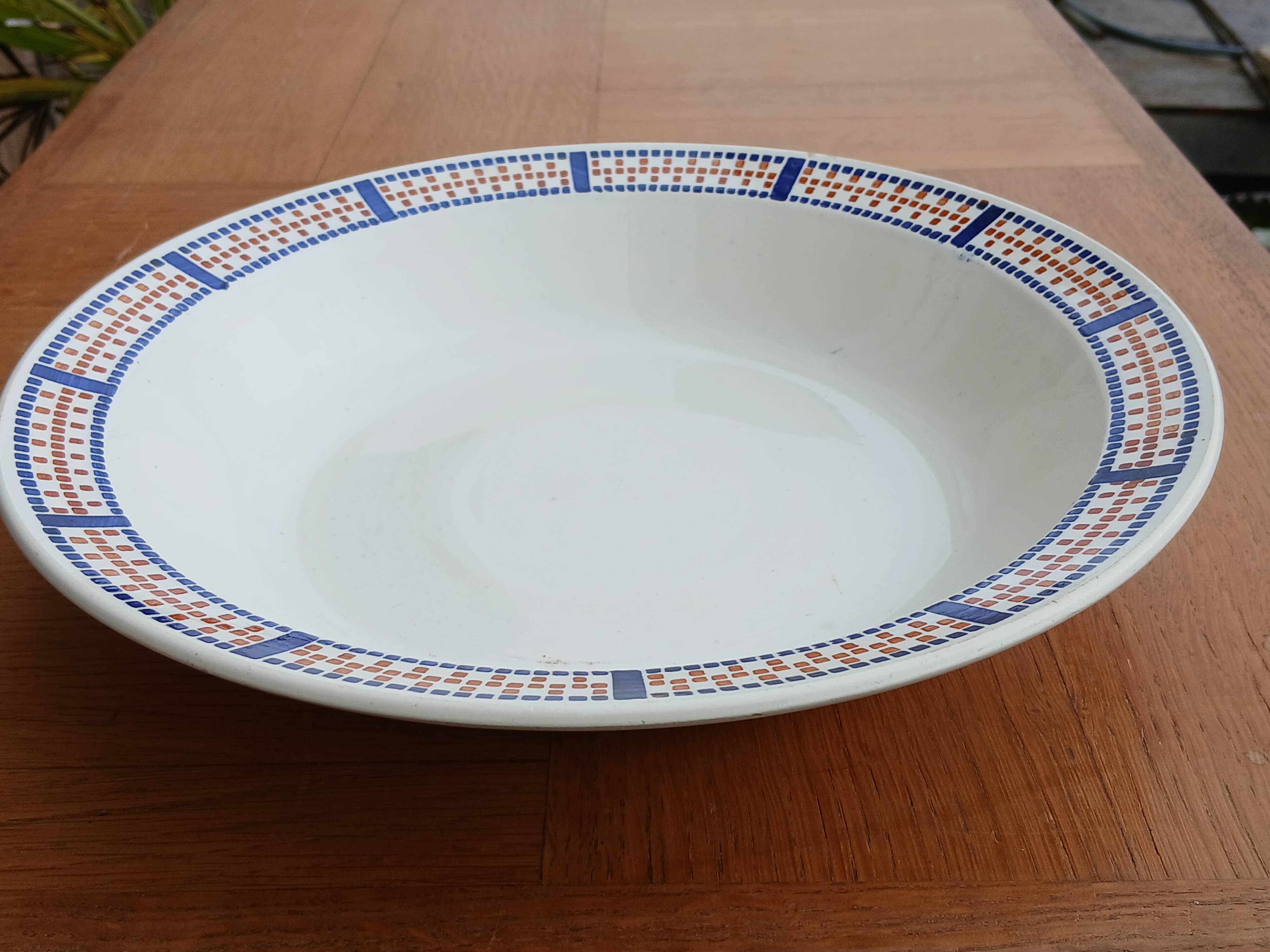 Antique vegetable serving tray