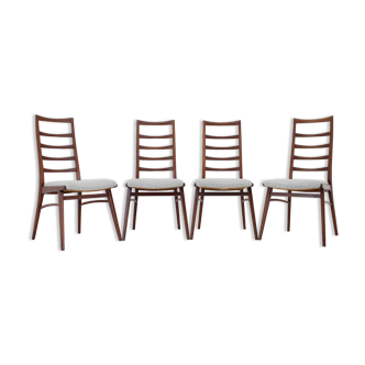 1960s Set of Four Dining Chairs in Teak, Germany