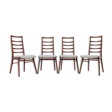 1960s Set of Four Dining Chairs in Teak, Germany