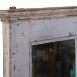 Miroir en Teck Long Etroit Patine Violet Inde