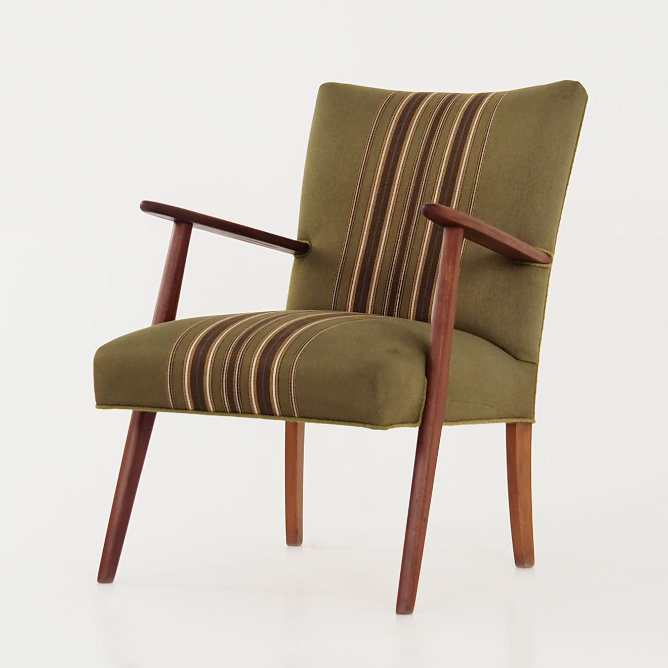 Armchair, teak construction, Scandinavian design of the 70s