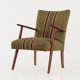 Fauteuil construction teck design scandinave des années 70