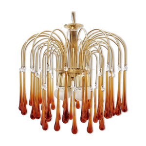 lustre en verre de Murano, italie, années 1970