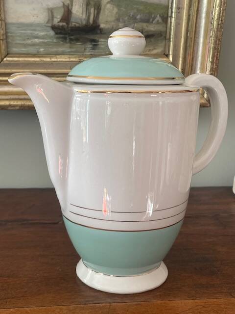 coffee pot, sugar bowl and milk jug KG Luneville Regency model