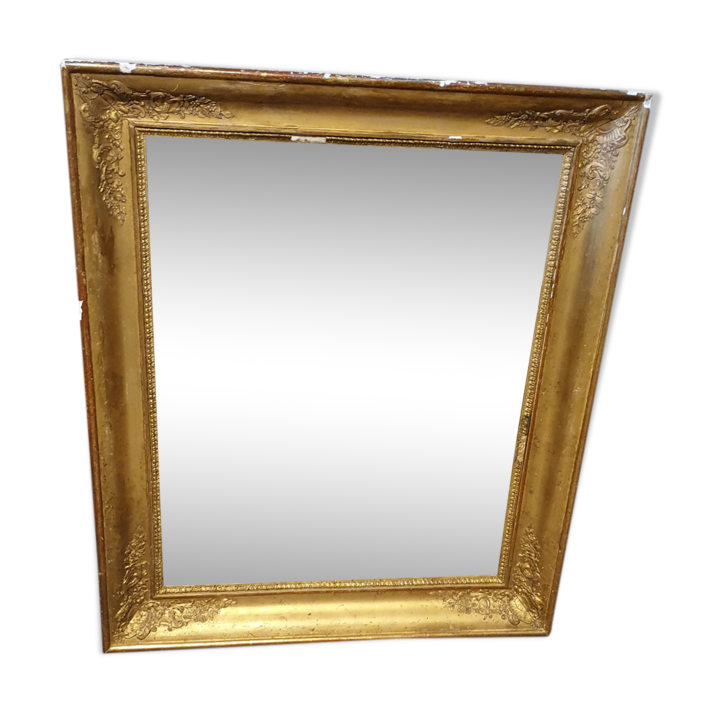 Mirror gilded frame NINETEENTH century  63x75cm