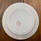 Round dish in Iron Land Saint Amandinoise model Anemone