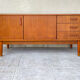 Scandinavian teak row