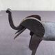 Zoomorphic candle holder in African wrought iron