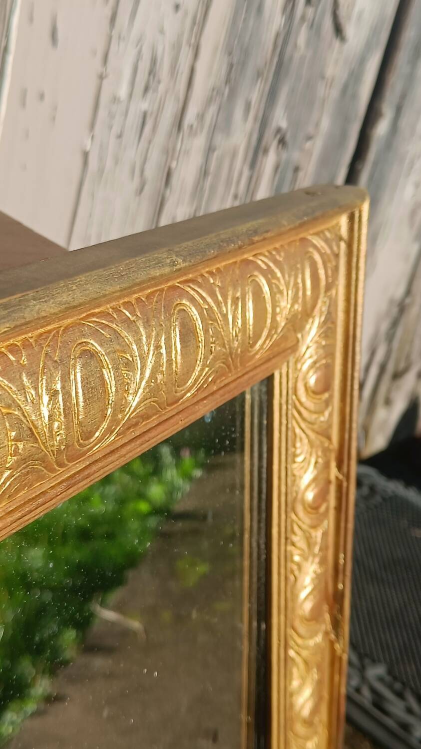 Antique gilded mirror