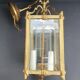 Lanterne quatre verres transparent vintage
