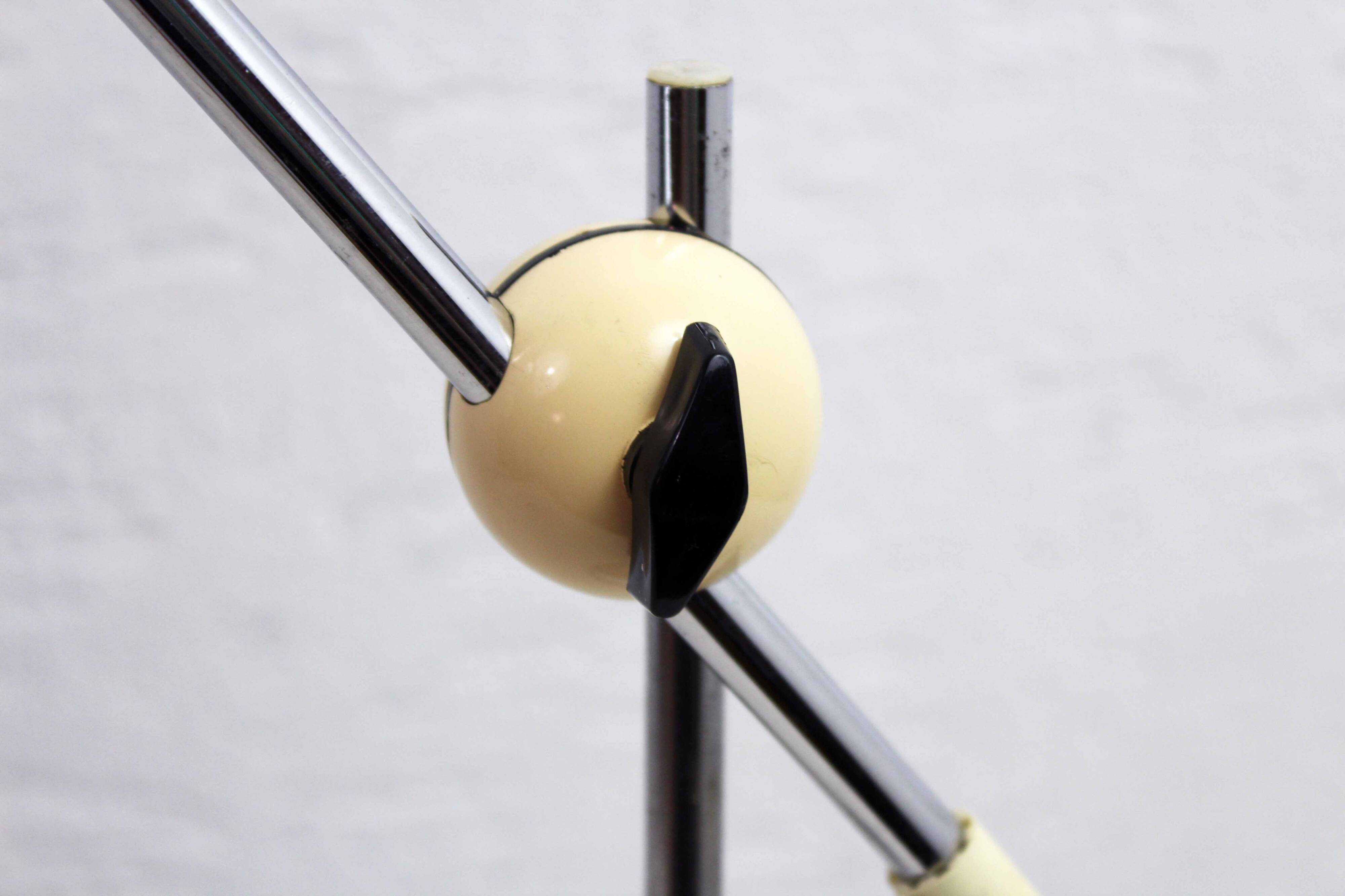 1970s chrome metal desk lamp
