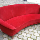 Arc years 50/60 Curved Arc styl Italian sofa