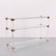 Console Hollywood Regency Lucite années 1970 France