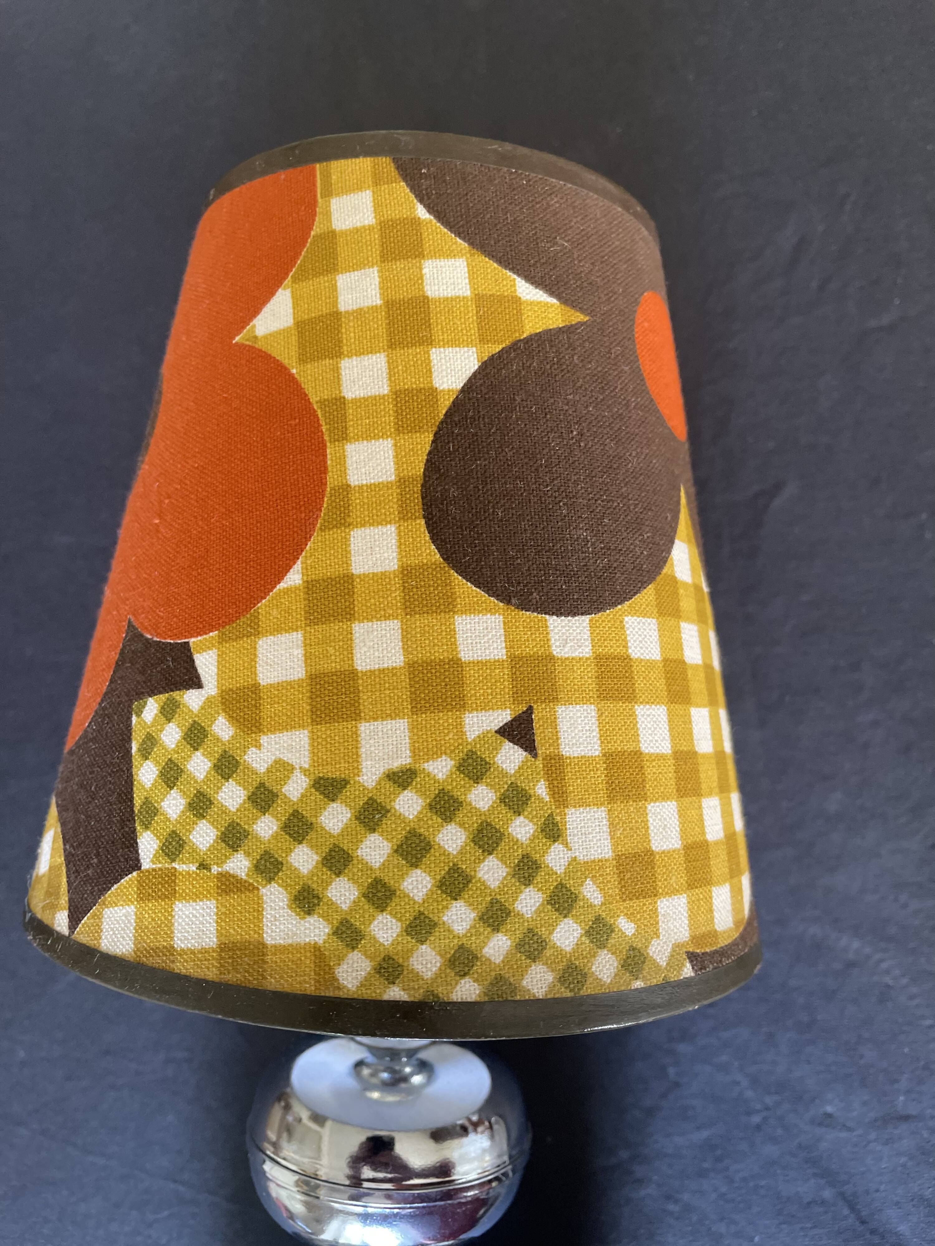 Lampe chromée années 70