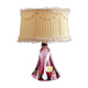 Crystal Table Lamp Val St-Lambert Belgium Vintage 1960s