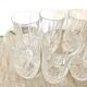 Crystal whisky glasses 80s