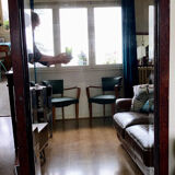 Mirror on foot from a cupboard door - 164x82cm