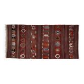Tapis de couloir turc vintage 140x300 cm