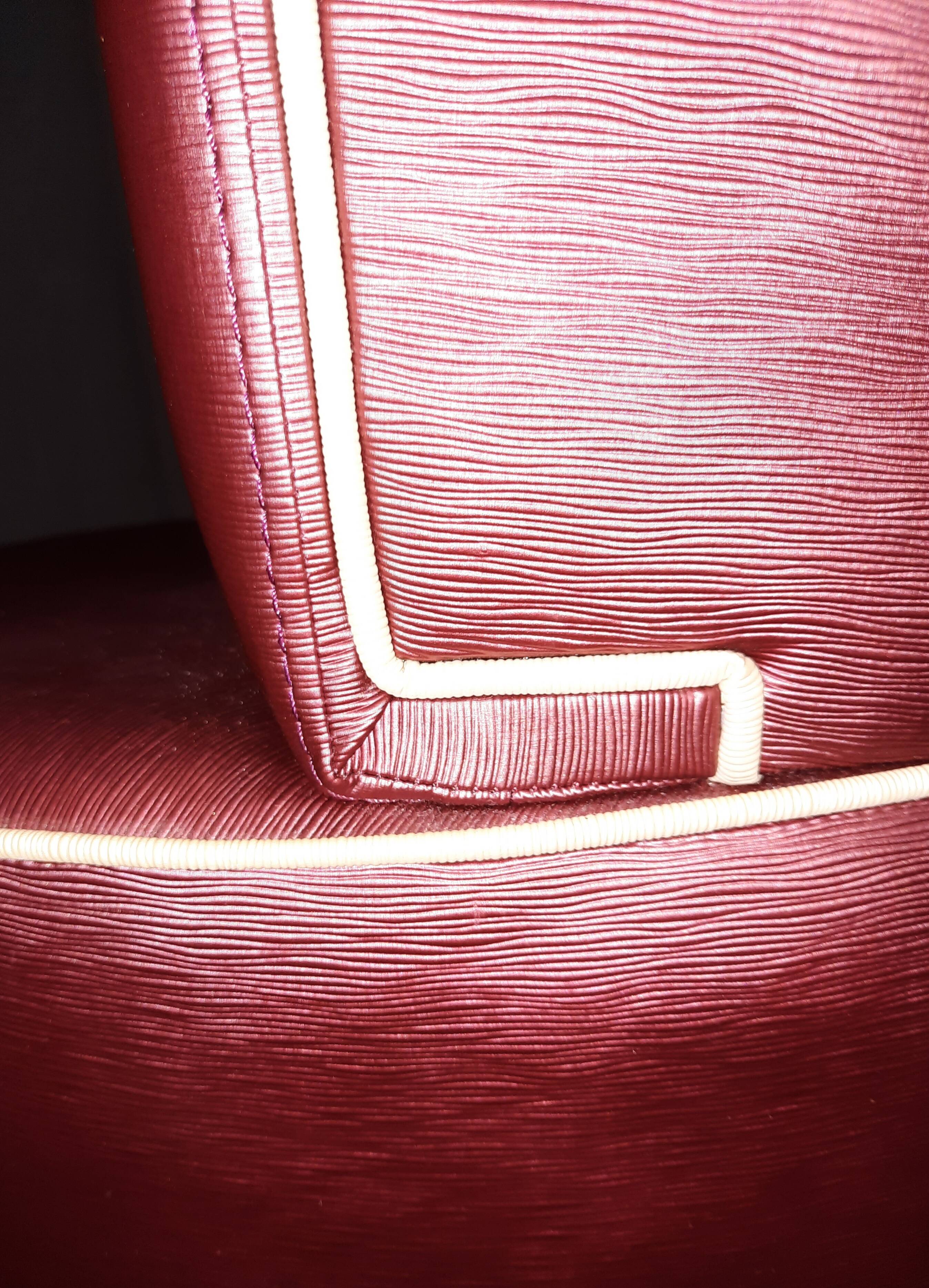 Vintage red armchair