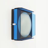 Wall lamp, Murano glass, Italian design, 1970s, manufacture: Vega