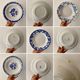 Lot de 6 assiettes creuses vintage dépareillées