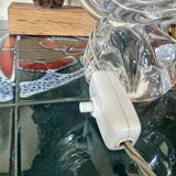 1960s Crystal Art Table Lamp for Daum France