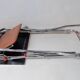 Former foldable gico desk for children chrome skai formica