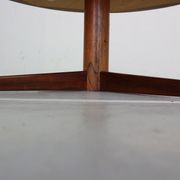 Mid century modern  round rosewood coffee table, 1960s denmark