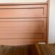 Commode vintage pieds compas