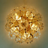 Mid century glass blossoms ceiling fixture 1960s ernst palme