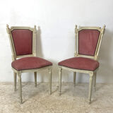 Pair of Louis XVI style armchairs