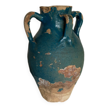 Jarre 18e XXXL Bleu de perse archéologie Asie Centrale arts Islamiques