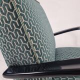 H 269 Lounge Chair and table spider by Jindřich Halabala for Up Zavody, 1940s, Set of 2