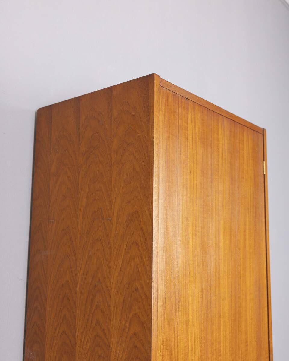 Vintage 1960s wooden wardrobe designed by ZAM Milano Italy