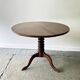 Antique Oak Tilt Top Tripod Table, Round Occasional Table, Cabriole Legs