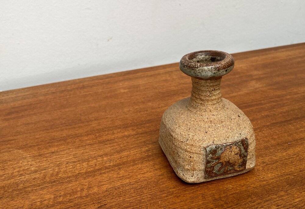 Danish vase from a pottery studio from the mid-century by Tue Poulsen, 1960s.