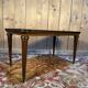 Louis XVI style coffee table in Carrara marble with toupie legs