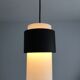 Scandinavian suspension opaline metal 1960s