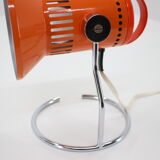 1970s Adjustable Orange Table Lamp, Czechoslovakia