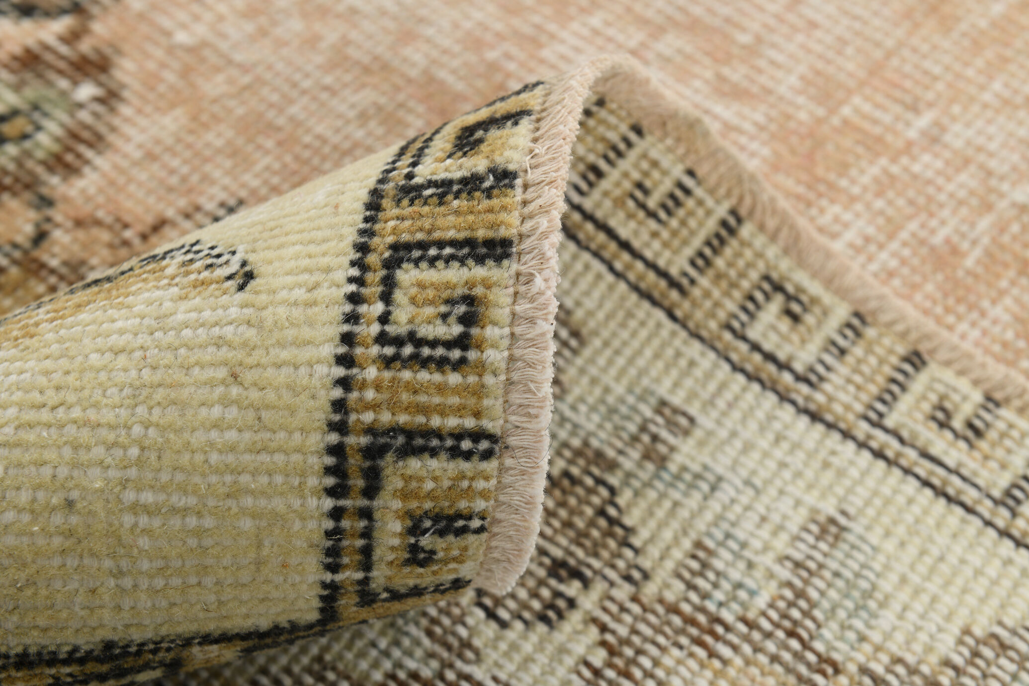 5x9  Faded Classic Turkish Vintage Tapis Rug, 272x172Cm