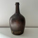 Brown two-tone stoneware bottle