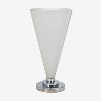 Georges Mathias lamp, chrome glass
