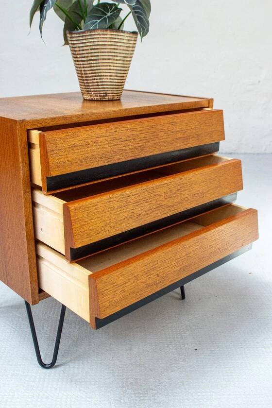 Vintage Teak Mid Century Chest of Drawers, Lowboard, Sideboard