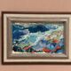 Oil on panel original Swedish - "Landscape" by Greta Liljeblad - Signed - vintage and framed - 30 × 22 cm (11.8" × 8.7")