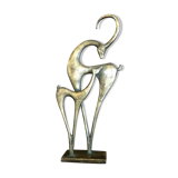 Animal bronze signed