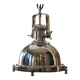 Nickel pendant light, industrial style