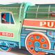 Metal toy vintage locomotive
