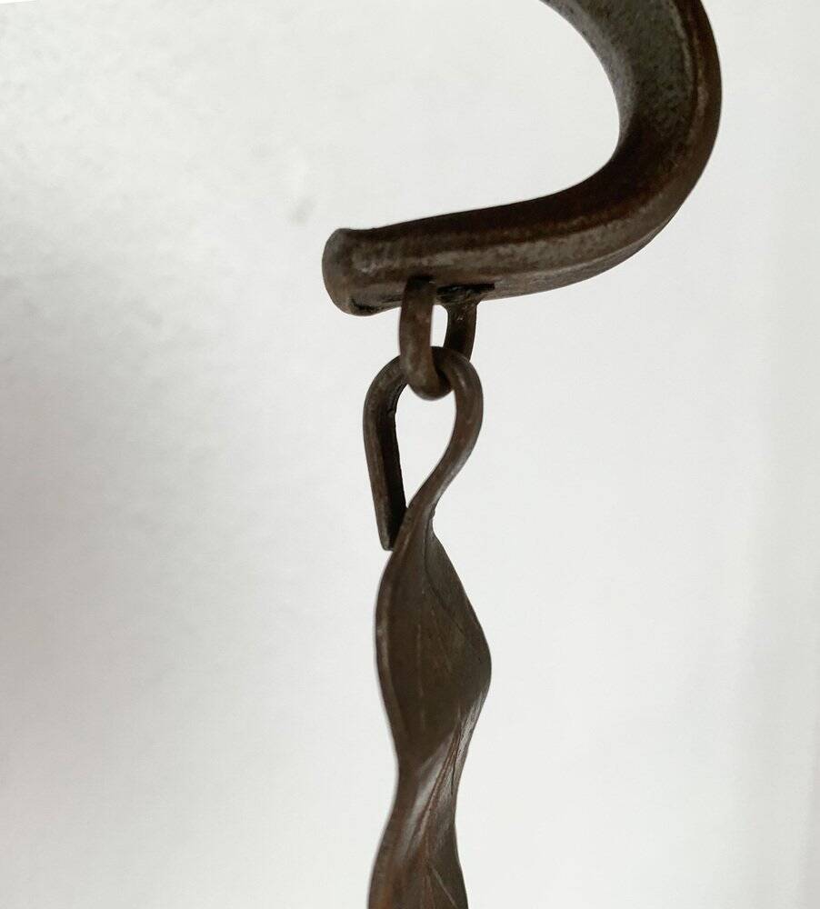 Vintage Swedish Wrought Iron Wall Candleholders from Ahrnebergs, Set of 2