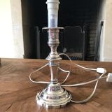 Louis XV silver metal lamp base