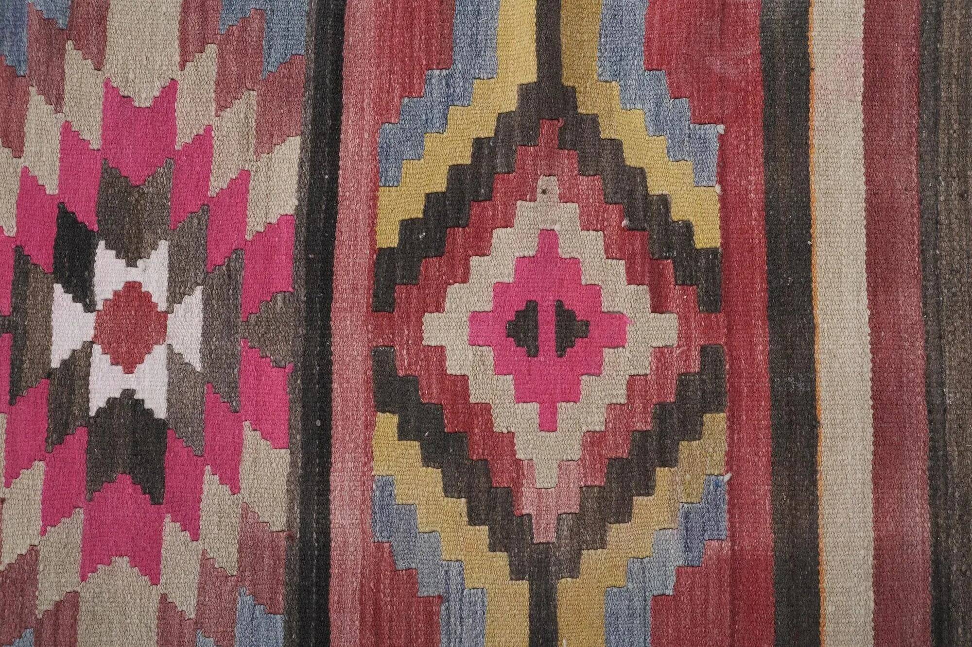 Tapis de couloir turc vintage